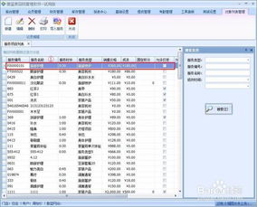 美容院會(huì)員管理軟件服務(wù)項(xiàng)目操作說明